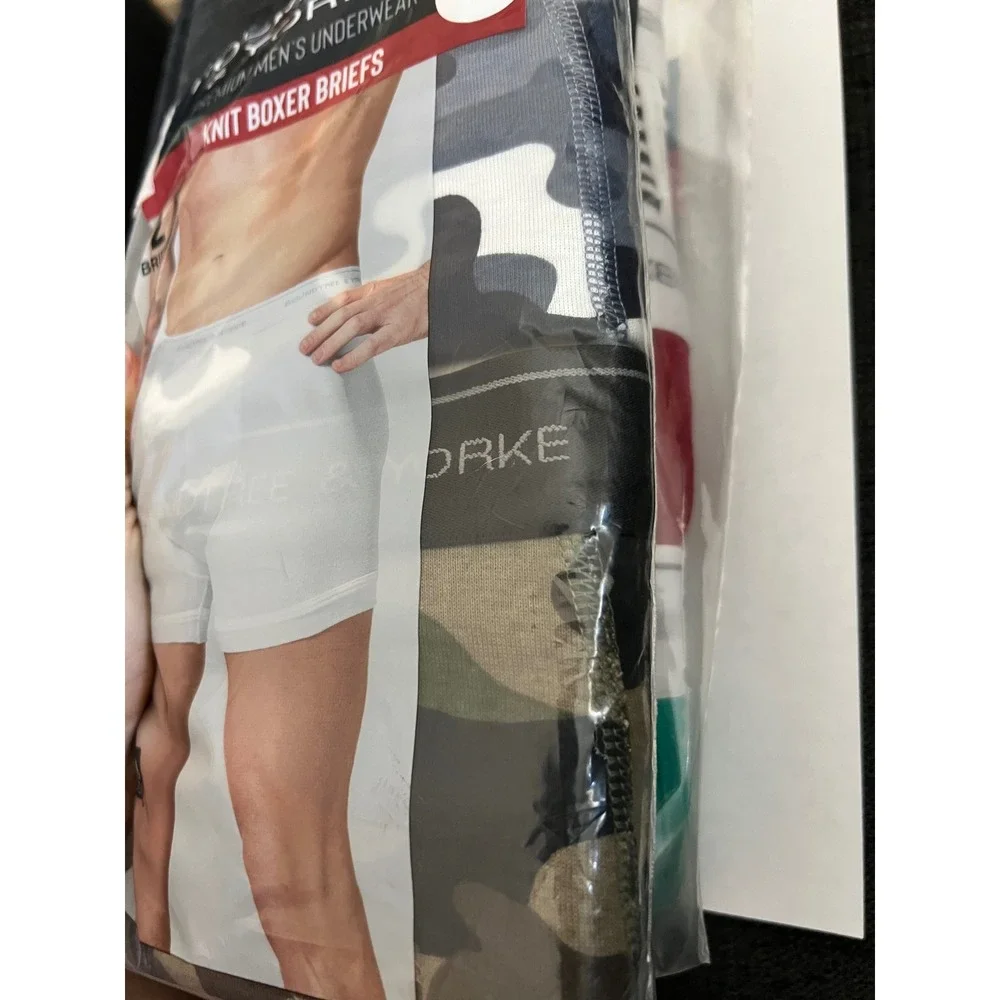 Roundtree & Yorke Mens Underwear Bundle 5pk Boxer Briefs Full Cut Briefs Size 40